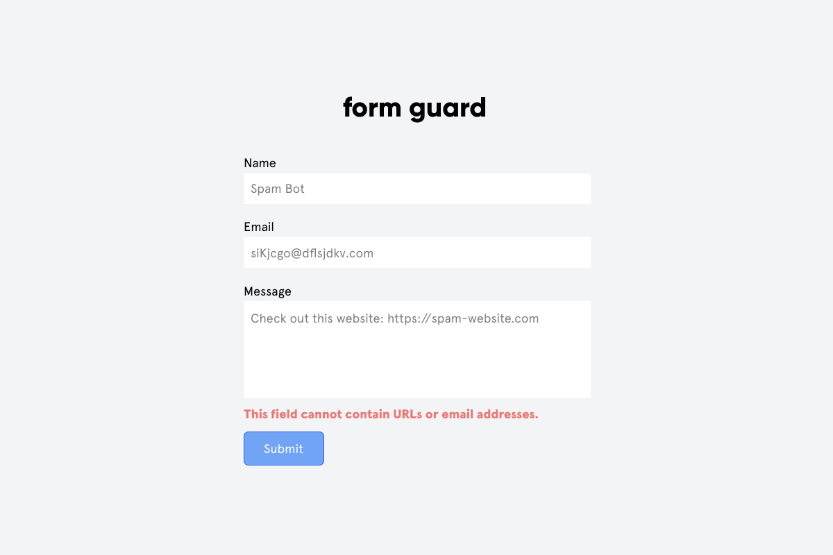 Form Guard